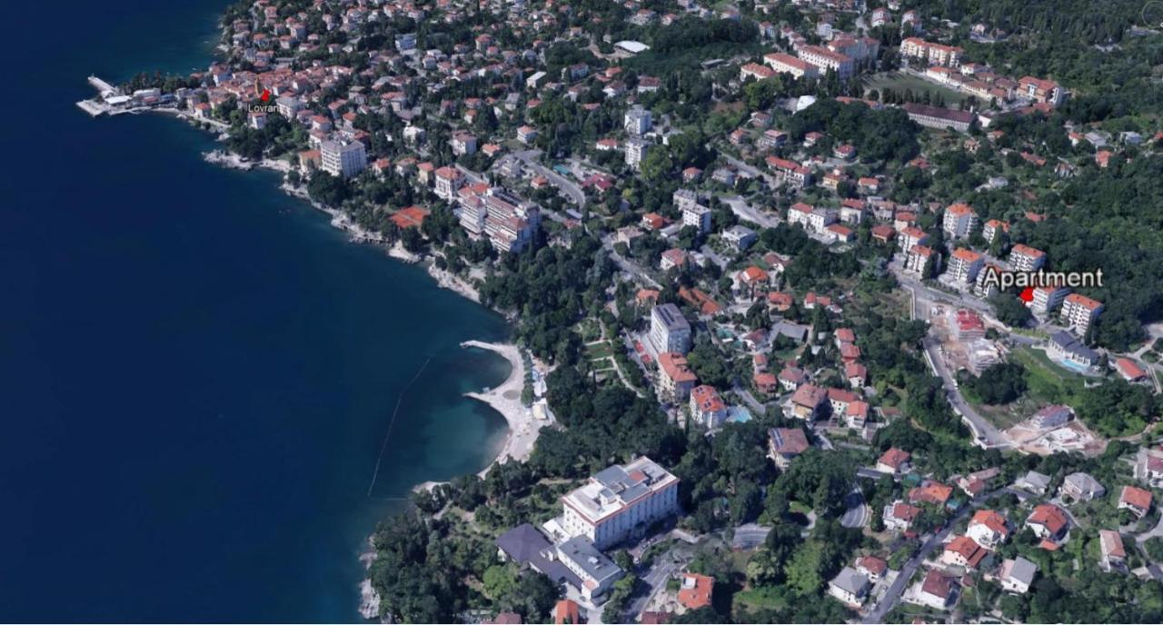 Apartment With Direct Sea View, Free Parking And Close To Beaches And Promenade Lovran Zewnętrze zdjęcie